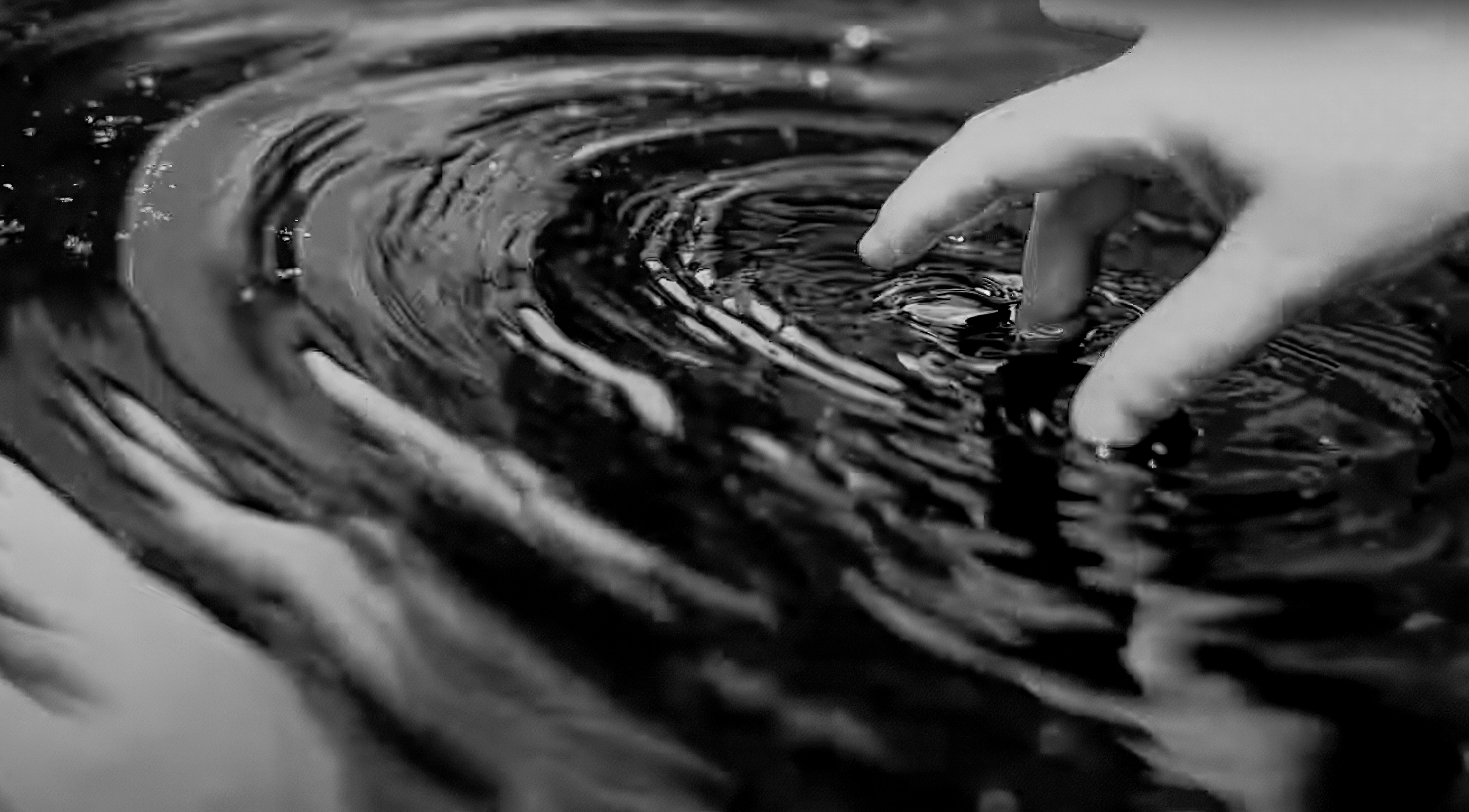 image of water ripple from "Saturn Years" music video