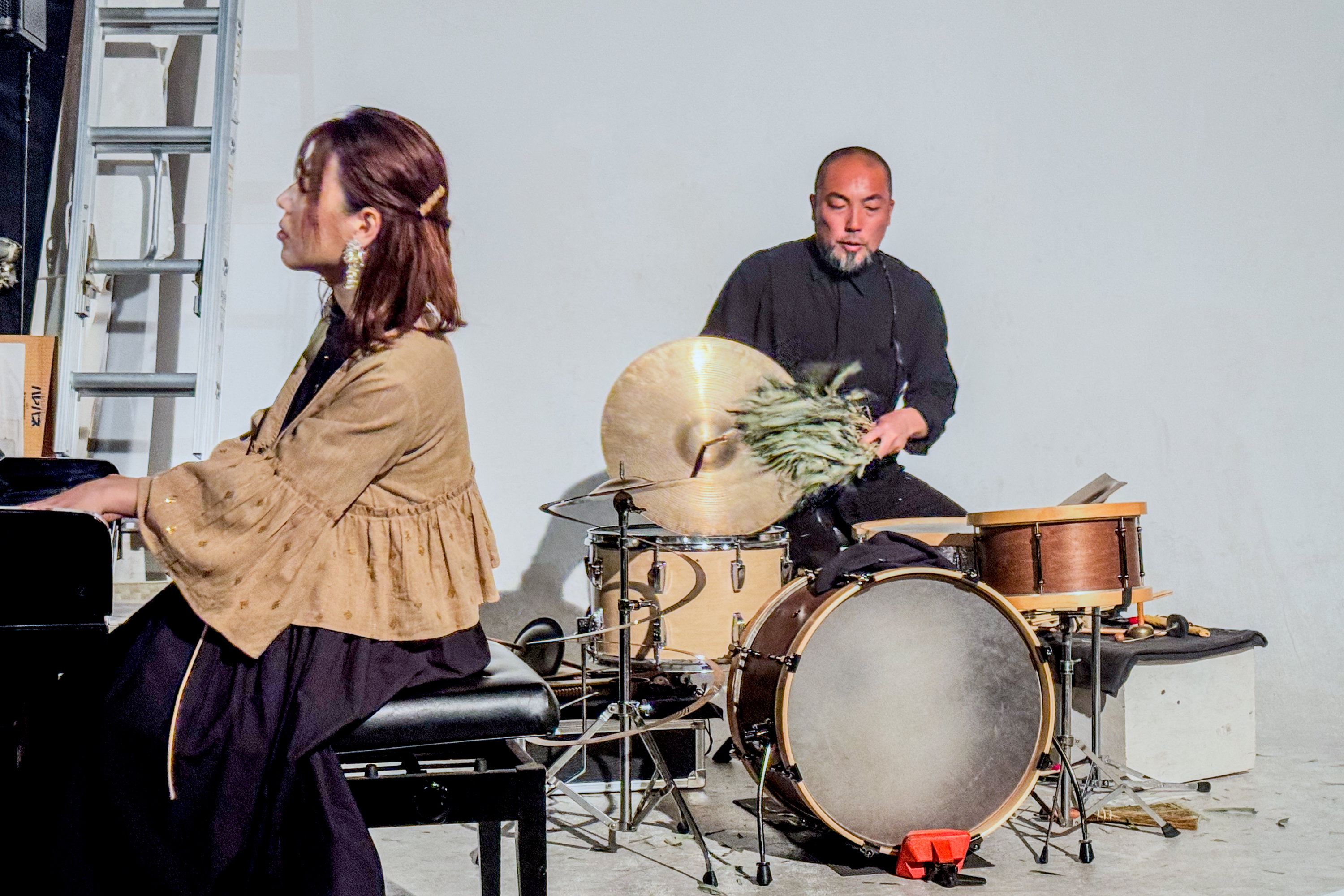 Yukari Sekiya (p) and Naoto Yamagishi (d) at Studio T-Bone, Osaka