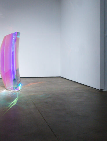 Love Sculpture by Mariko Mori, at SKNY, photo by Christopher Pelham