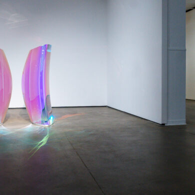 Love Sculpture by Mariko Mori, at SKNY, photo by Christopher Pelham