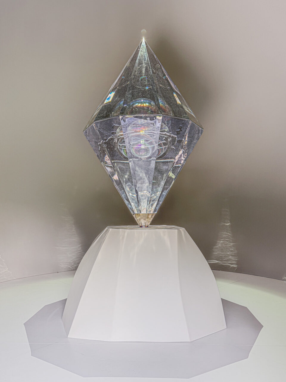 Peace Crystal, 2016-2024 by Mariko Mori, photo by Christopher Pelham