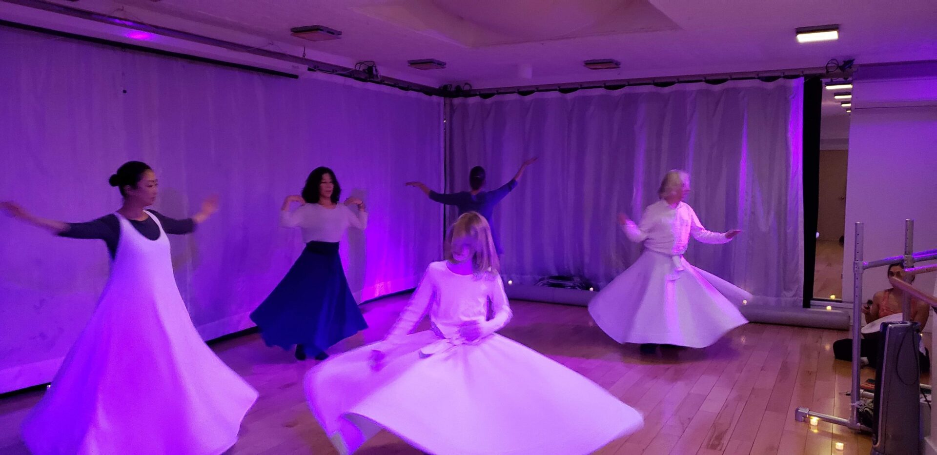 Francesca Asher with the CRS Sufi dance community